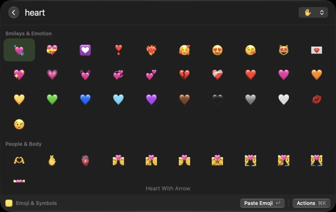Turbo emoji picker in a grid